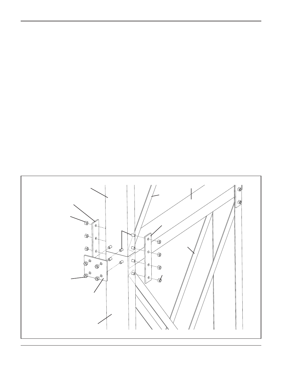 Column joints with diagonal “x” bracing | Grain Systems Bucket Elevtors, Conveyors, Series II Sweeps PNEG-1412 User Manual | Page 19 / 26