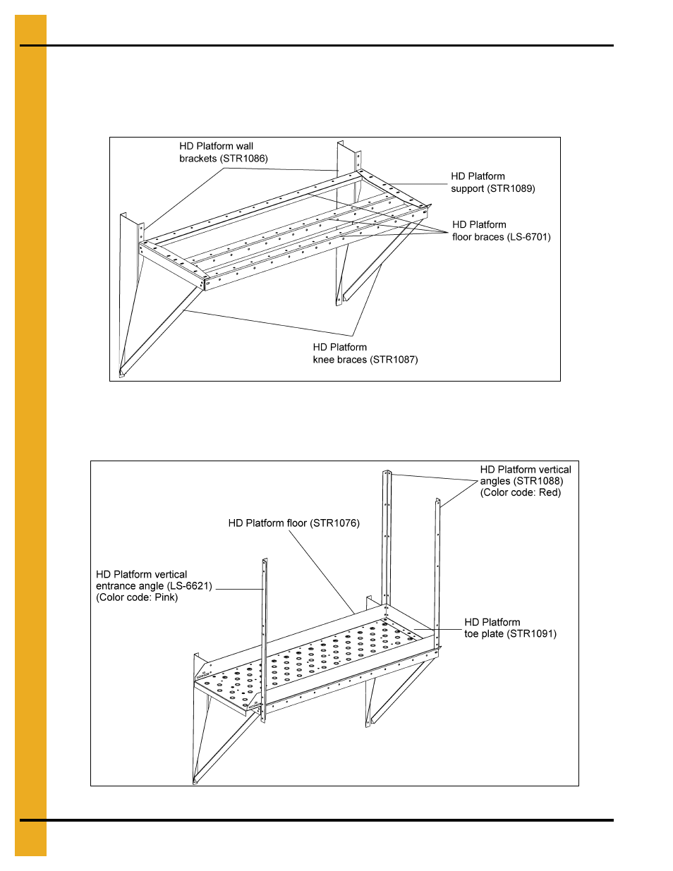 Assembling the platform | Grain Systems Bin Accessories PNEG-1615 User Manual | Page 12 / 26