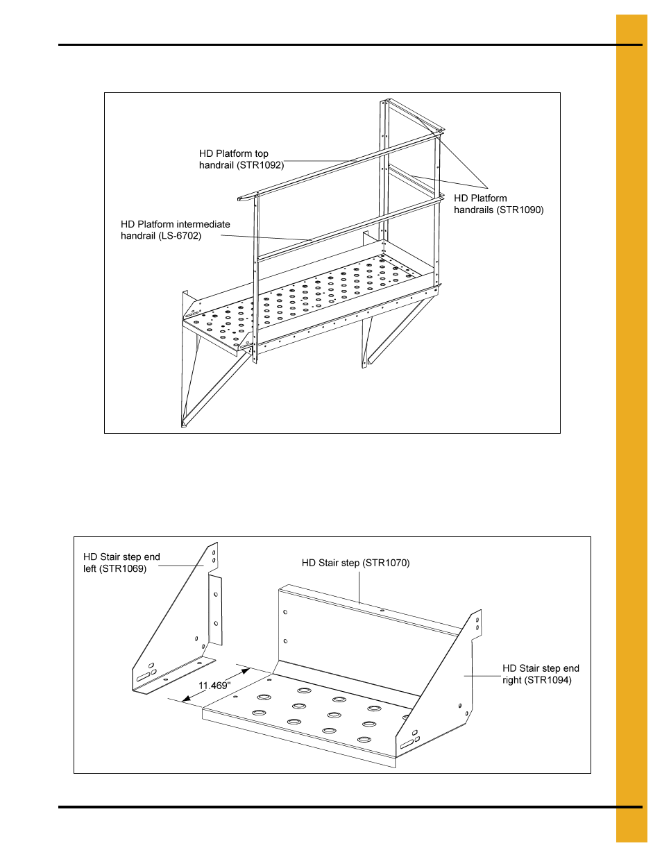 Assembling the stairs | Grain Systems Bin Accessories PNEG-1615 User Manual | Page 13 / 26