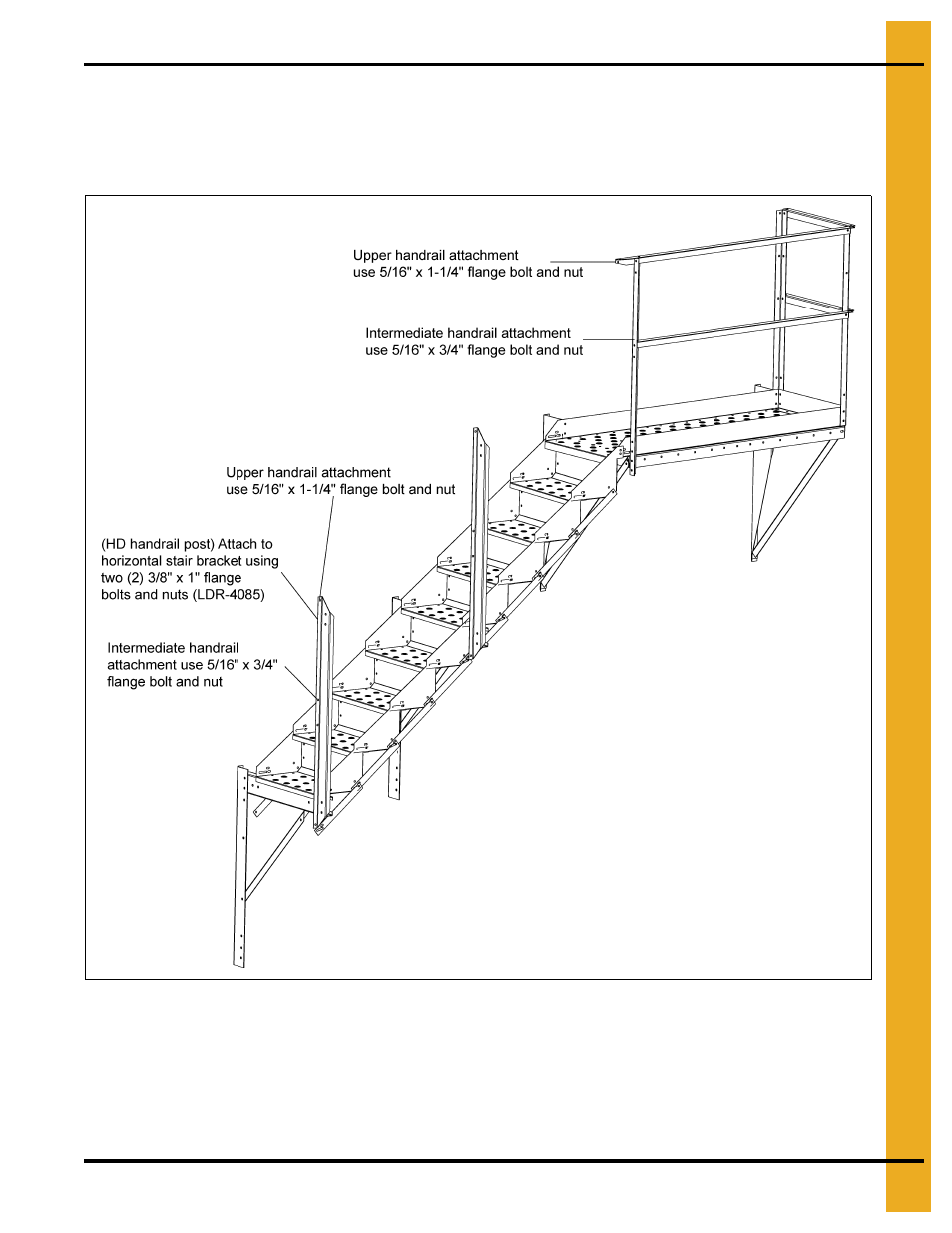 Adding the handrails | Grain Systems Bin Accessories PNEG-1615 User Manual | Page 19 / 26