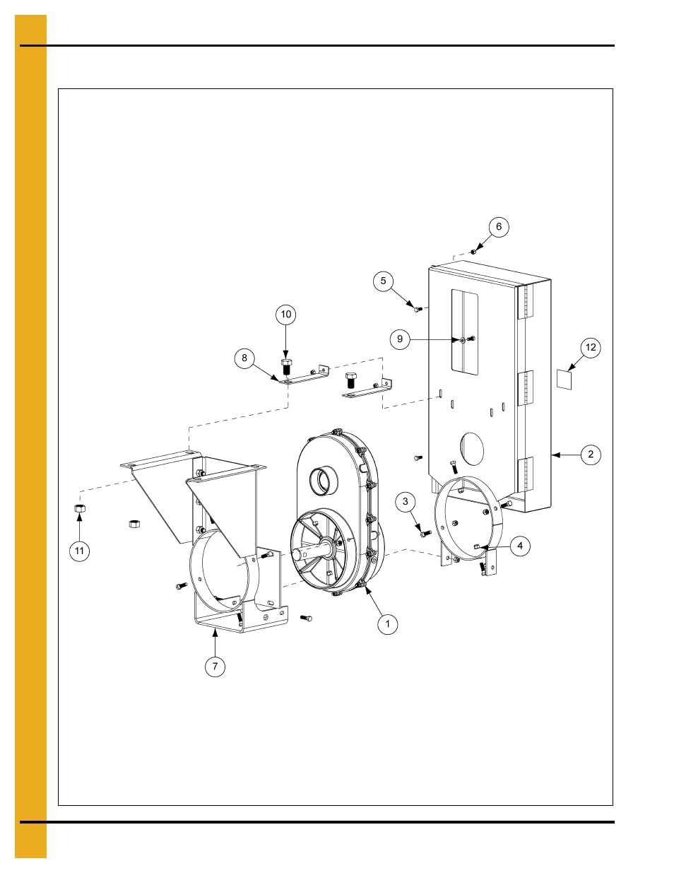 10"-12" drive assembly | Grain Systems Unload Augers PNEG-1049 User Manual | Page 44 / 72