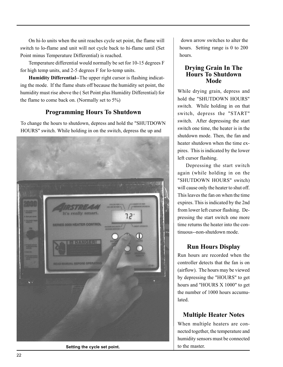Operating procedure | Grain Systems PNEG-553 User Manual | Page 22 / 40