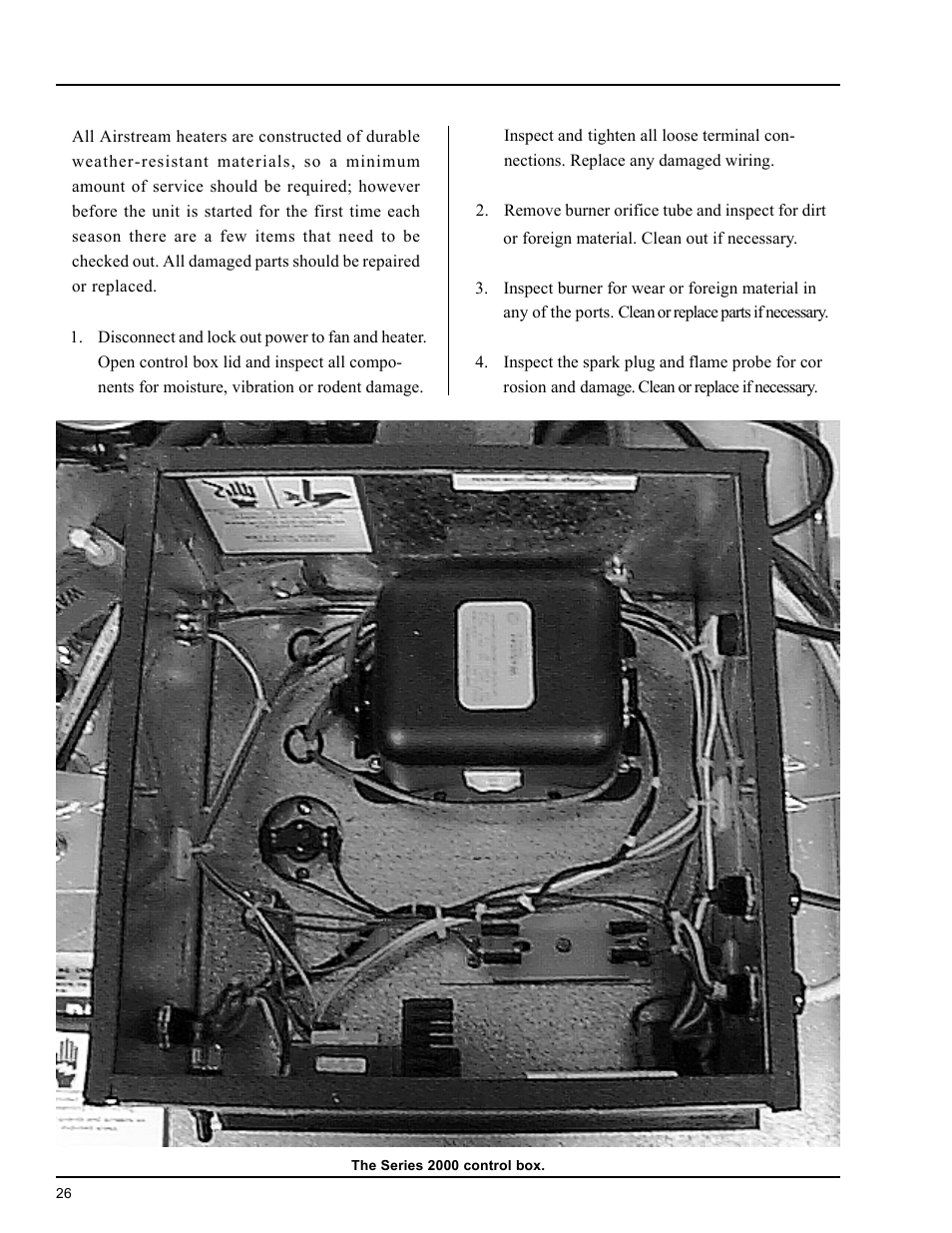 Heater service | Grain Systems PNEG-553 User Manual | Page 26 / 40