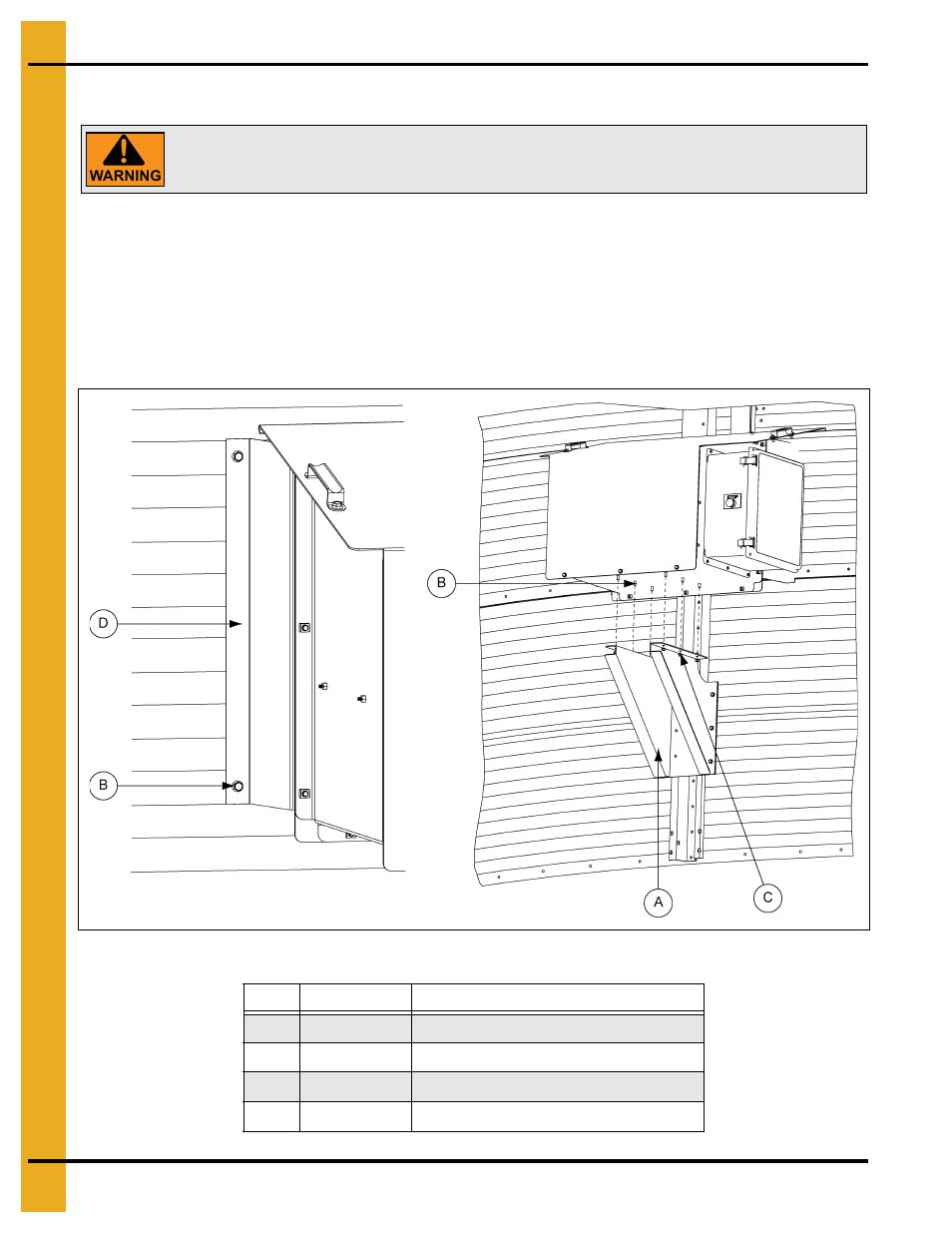 Installing the housing assembly, Installation | Grain Systems PNEG-1894 User Manual | Page 14 / 22