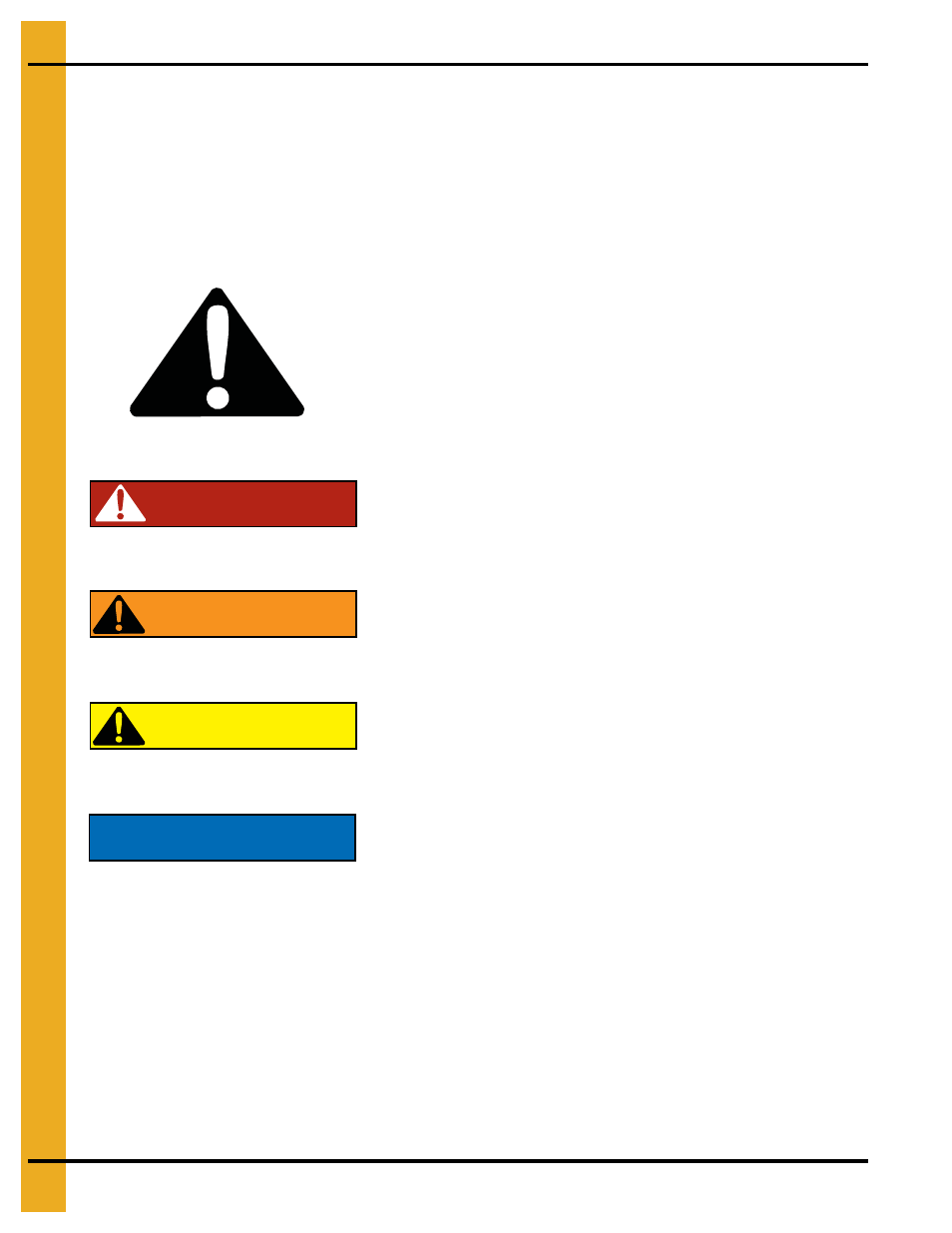 Safety, Chapter 1 safety, Safety guidelines | Danger, Warning caution notice | Grain Systems PNEG-1894 User Manual | Page 4 / 22