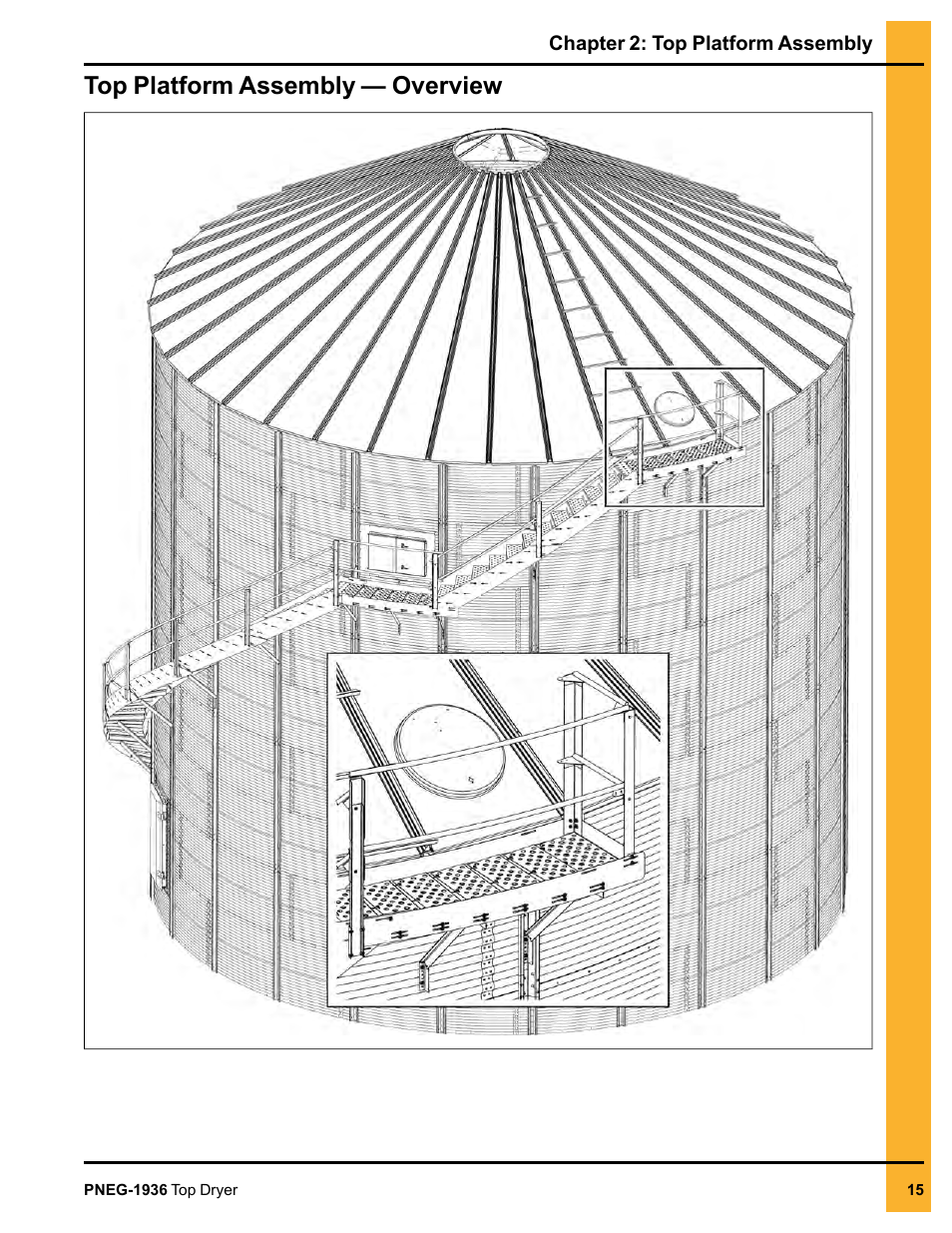 Top platform assembly — overview | Grain Systems PNEG-1936 User Manual | Page 15 / 92