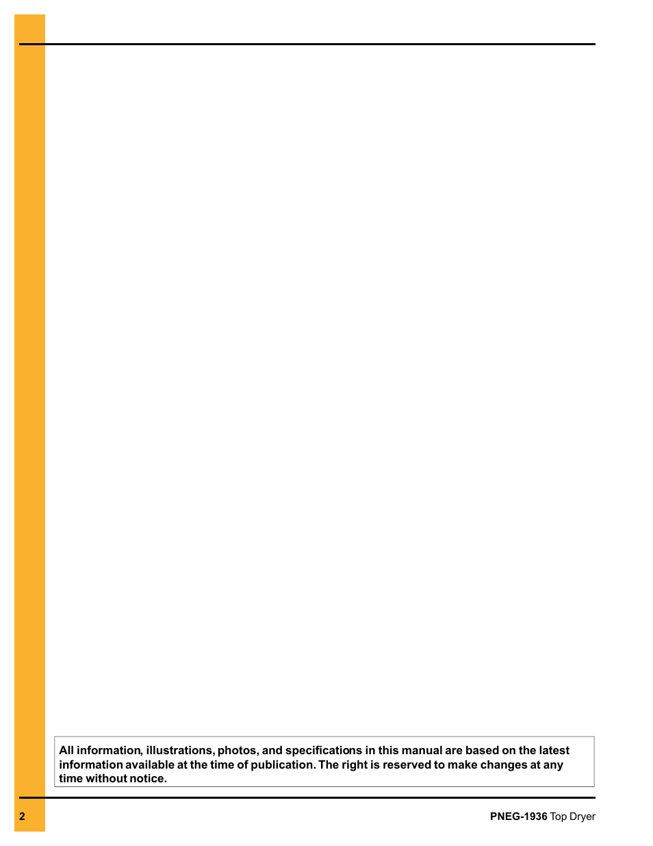 Top dry stairs assemblyconstuction manual | Grain Systems PNEG-1936 User Manual | Page 2 / 92