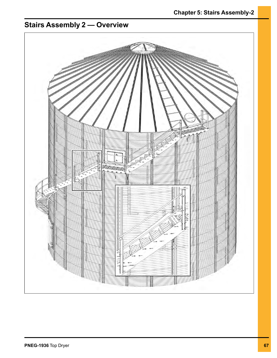 Stairs assembly 2 — overview | Grain Systems PNEG-1936 User Manual | Page 67 / 92