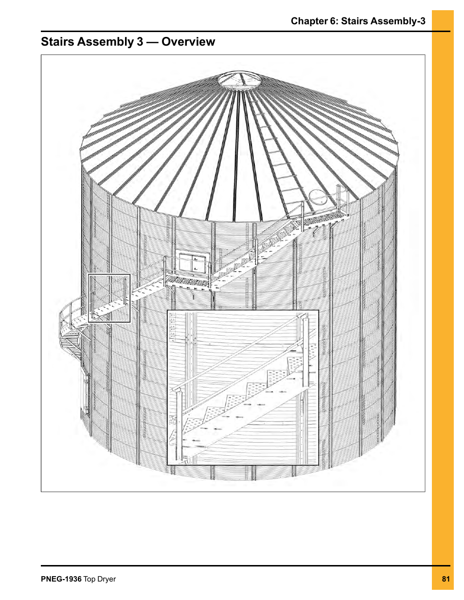 Stairs assembly 3 — overview | Grain Systems PNEG-1936 User Manual | Page 81 / 92