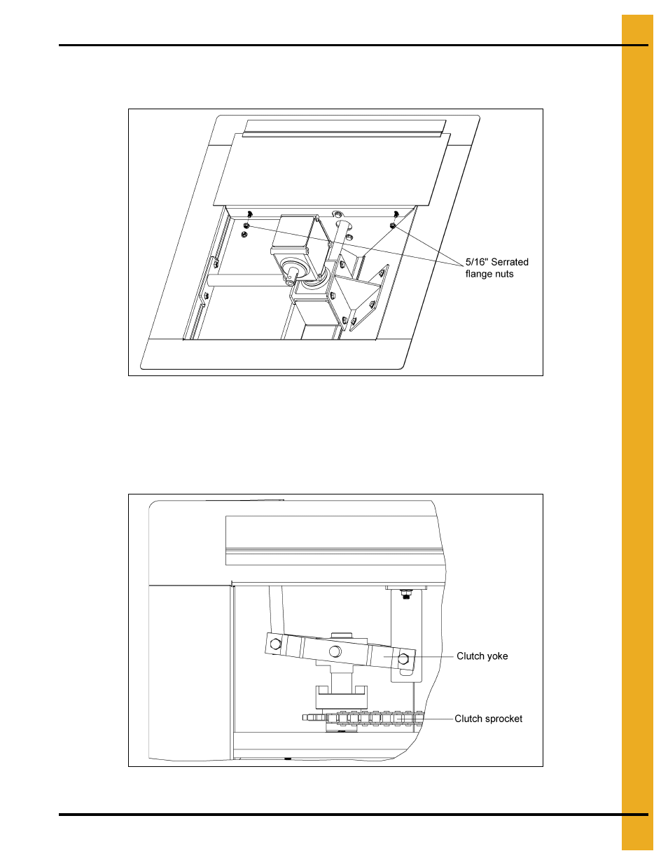 Installation, Chapter 3 installation, Removal and installation | Grain Systems Unload Augers PNEG-1716 User Manual | Page 9 / 16