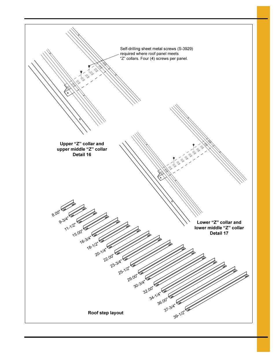 60' high snow roof instructions | Grain Systems Bin Accessories PNEG-1844 User Manual | Page 21 / 26