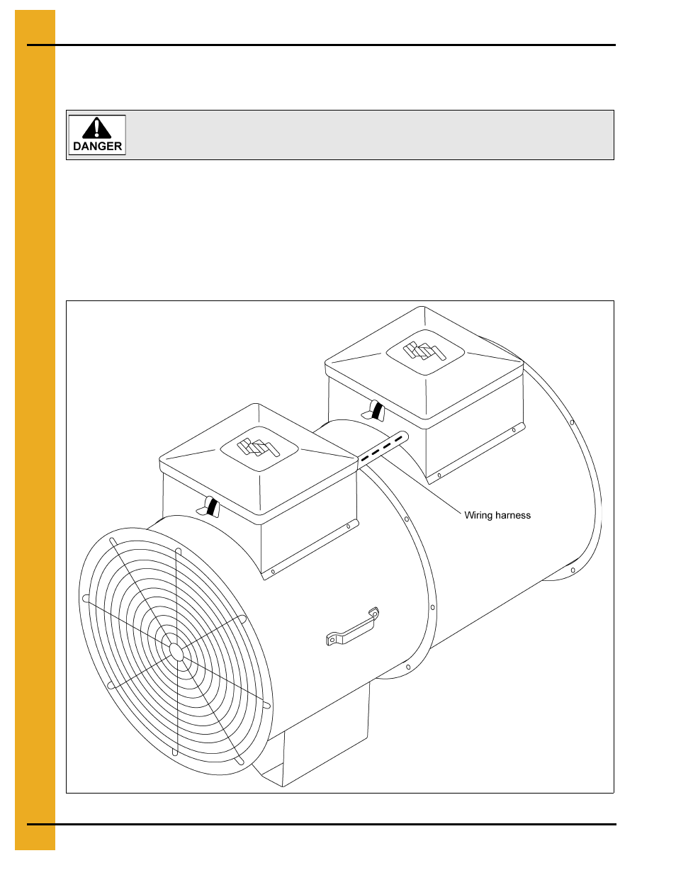 Heater electrical installation (230v fans) | Grain Systems PNEG-581 User Manual | Page 14 / 38