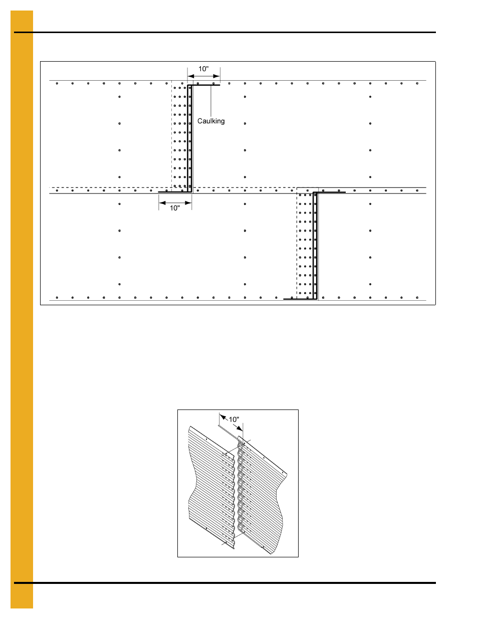 Caulking details, Chapter 6 caulking details | Grain Systems Tanks PNEG-2135 User Manual | Page 26 / 92