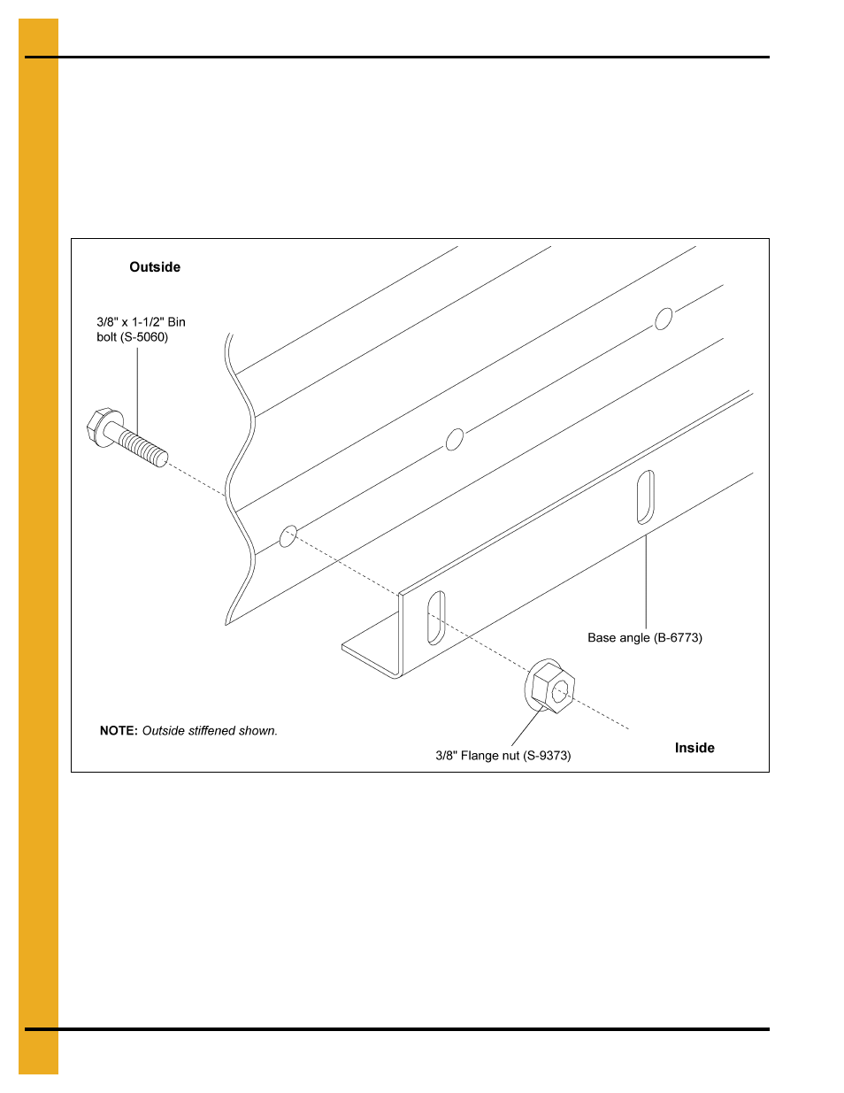 Installation, Chapter 7 installation, Base angle installation | Grain Systems Tanks PNEG-2135 User Manual | Page 30 / 92