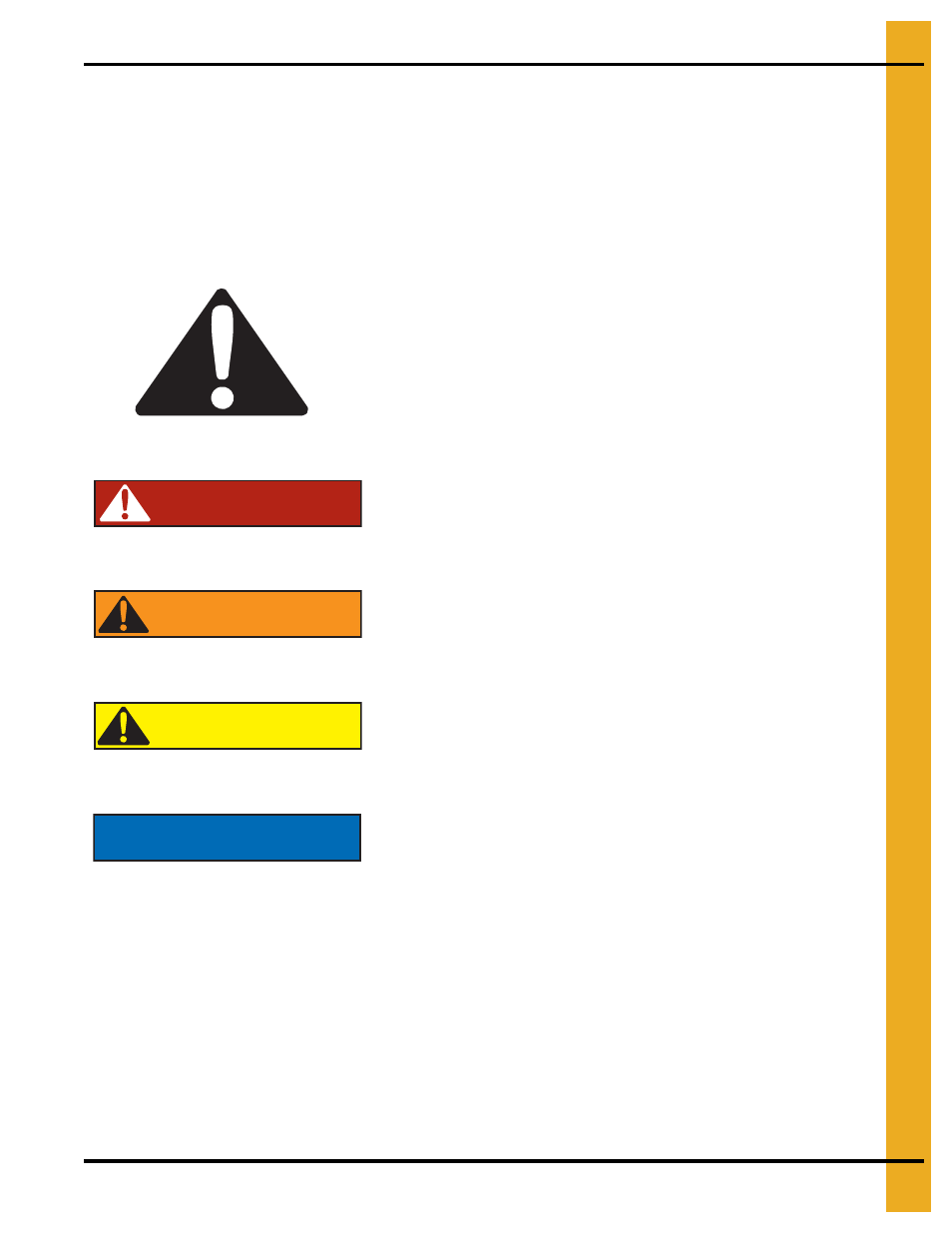 Safety, Chapter 2 safety, Safety guidelines | Danger, Warning caution notice | Grain Systems Tanks PNEG-2135 User Manual | Page 5 / 92