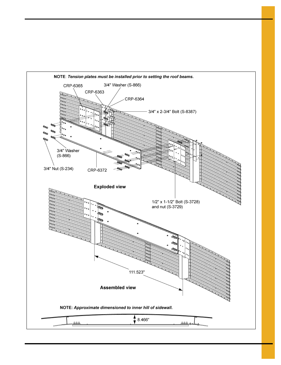 Tension coupler and tension plate connection | Grain Systems Tanks PNEG-2135 User Manual | Page 51 / 92