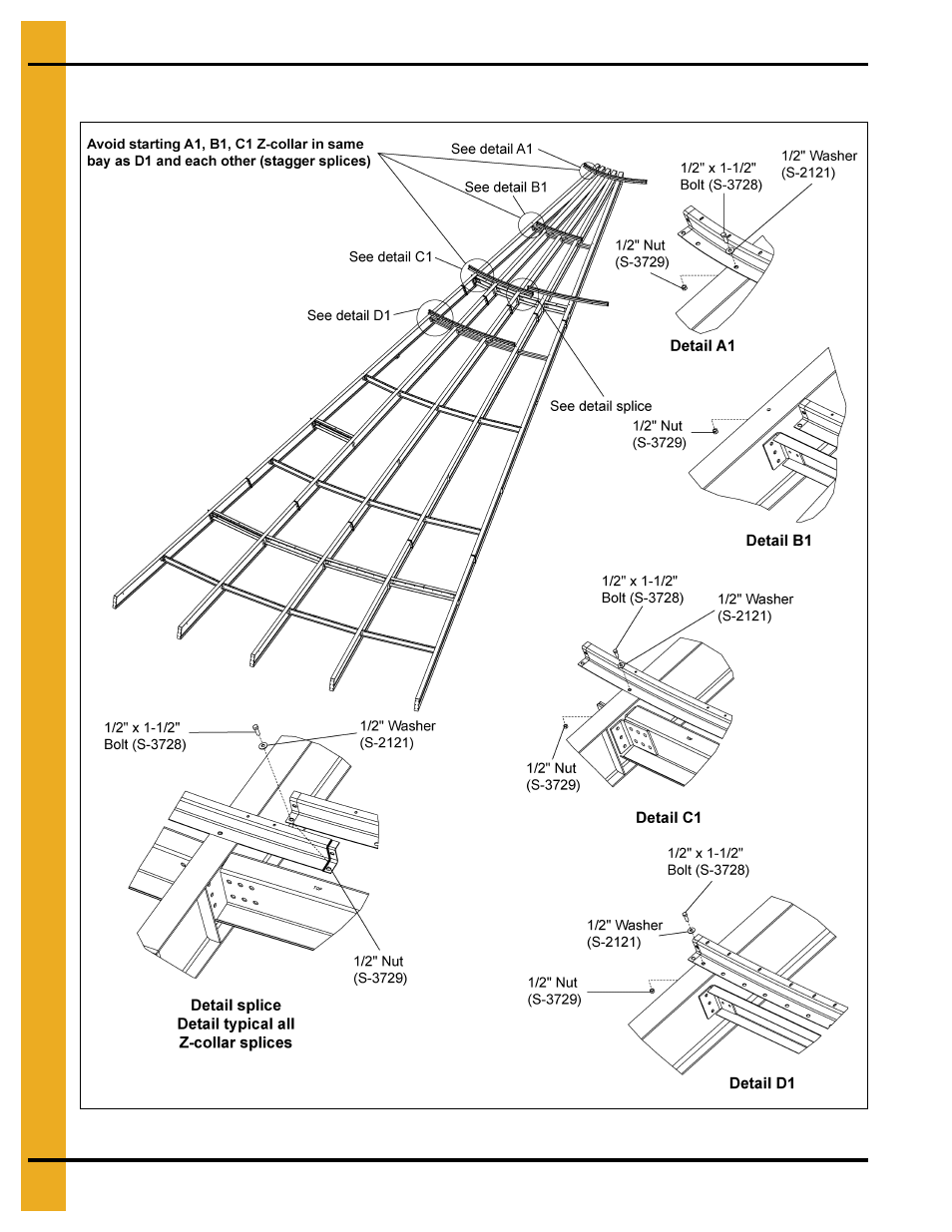 Z-collar assembly | Grain Systems Tanks PNEG-2135 User Manual | Page 60 / 92