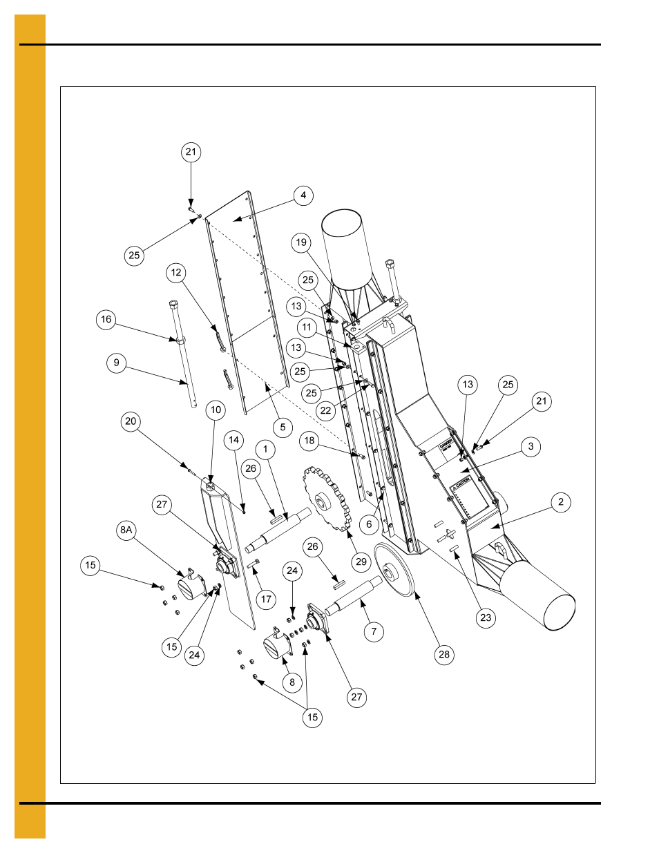 8" and 10" inspection corner | Grain Systems Bucket Elevtors, Conveyors, Series II Sweeps PNEG-1128 User Manual | Page 102 / 110