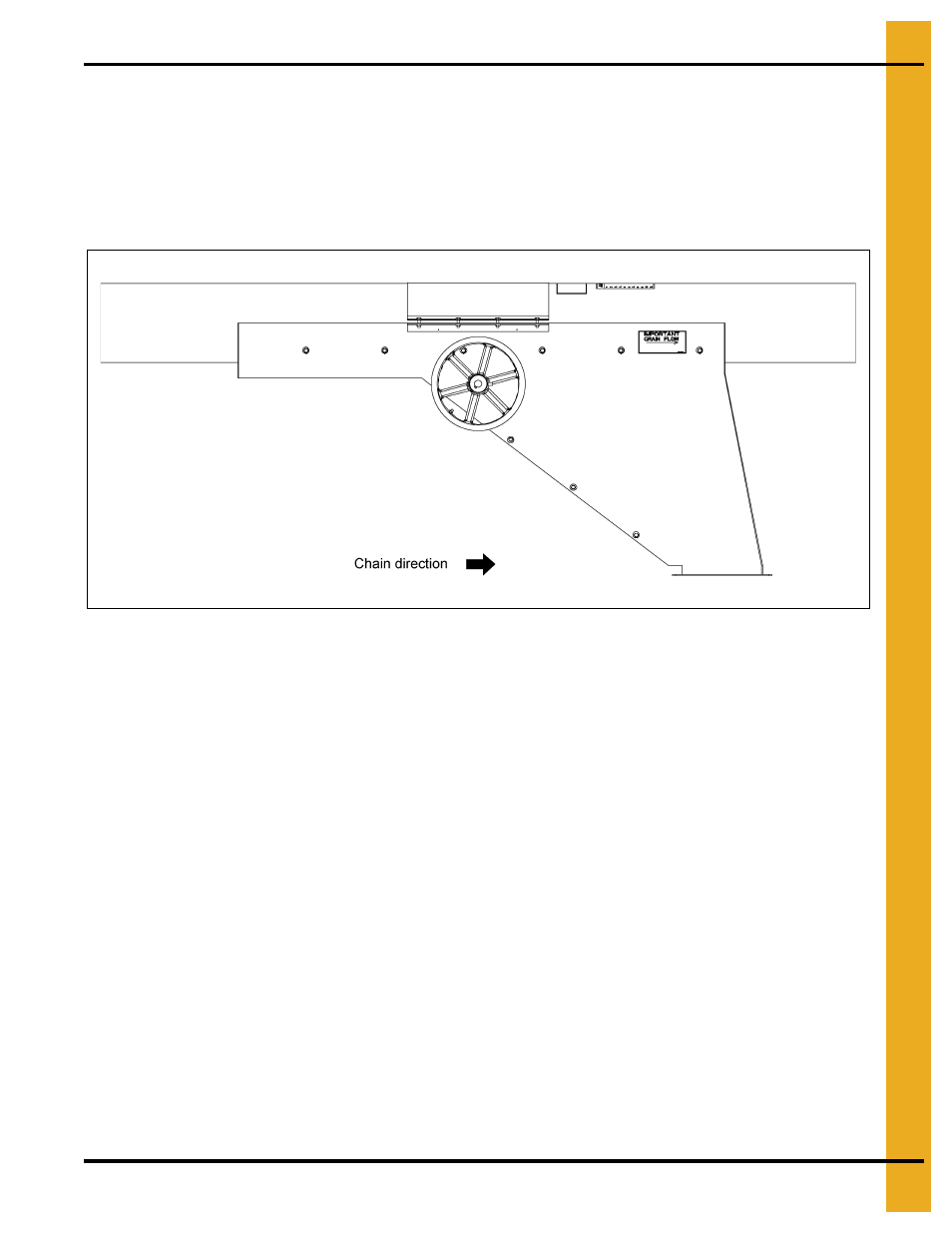 Discharge with gate assembly | Grain Systems Bucket Elevtors, Conveyors, Series II Sweeps PNEG-1128 User Manual | Page 27 / 110