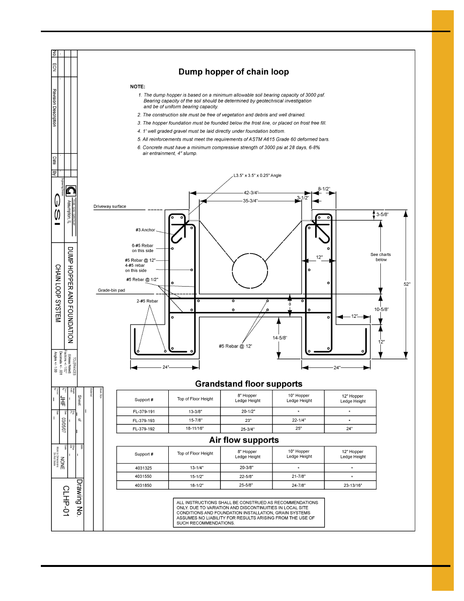 Installation | Grain Systems Bucket Elevtors, Conveyors, Series II Sweeps PNEG-1128 User Manual | Page 37 / 110