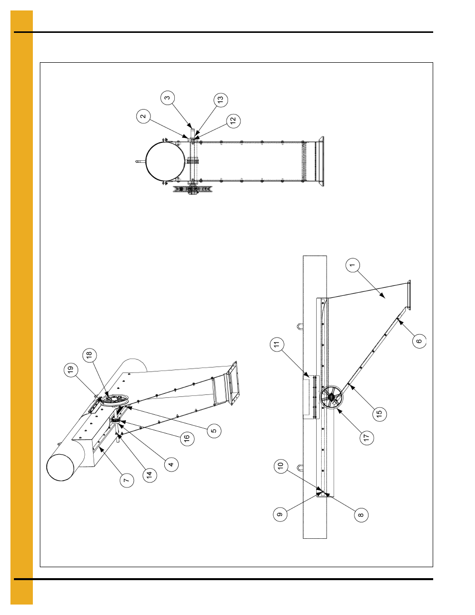 12" - (10 gauge) discharge gate (8120090) | Grain Systems Bucket Elevtors, Conveyors, Series II Sweeps PNEG-1128 User Manual | Page 50 / 110