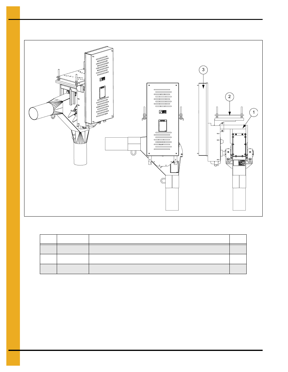 8" (25 hp-30 hp) drive components (8081360), Parts list | Grain Systems Bucket Elevtors, Conveyors, Series II Sweeps PNEG-1128 User Manual | Page 60 / 110
