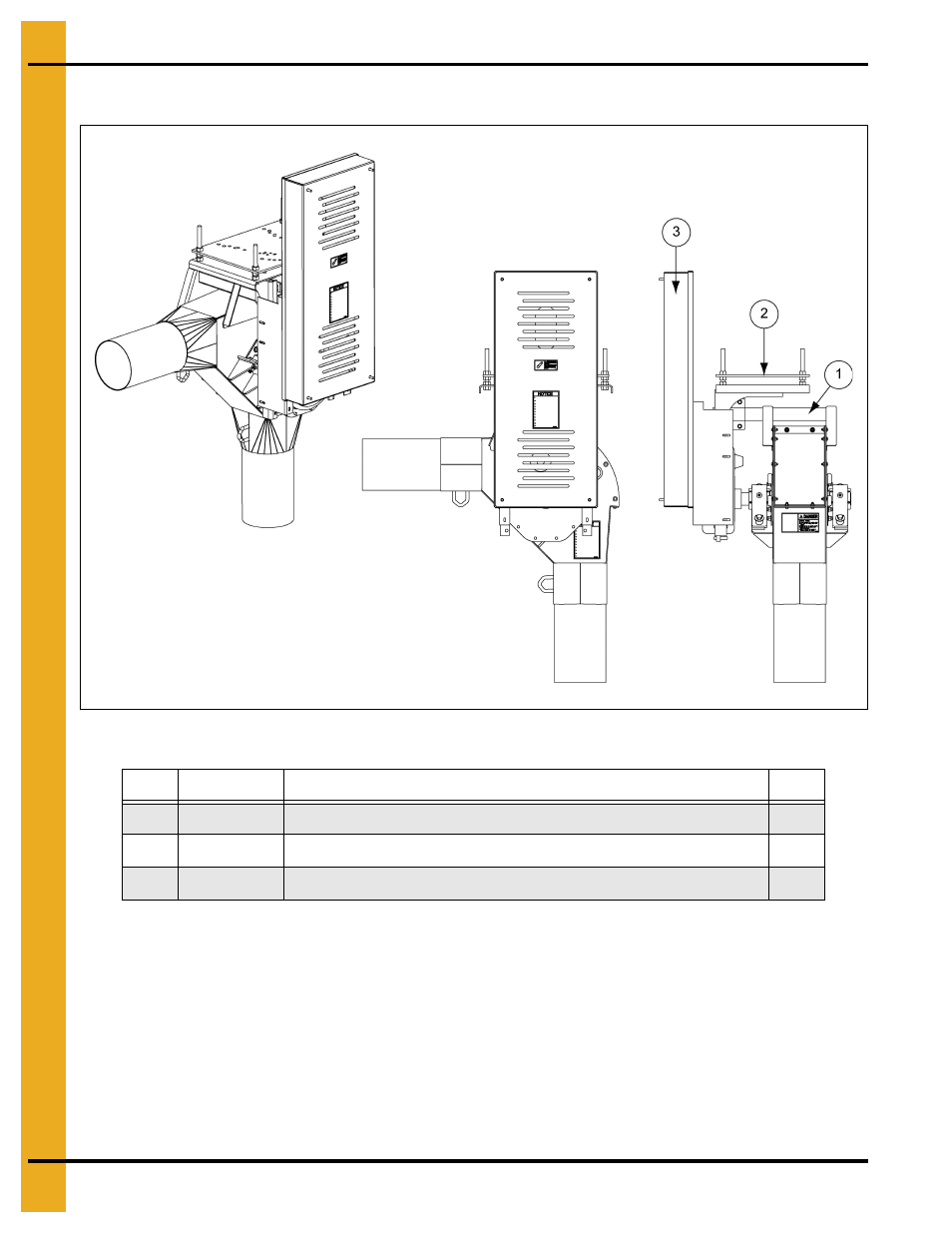 10" (25 hp-30 hp) drive components (8101517), Parts list | Grain Systems Bucket Elevtors, Conveyors, Series II Sweeps PNEG-1128 User Manual | Page 62 / 110