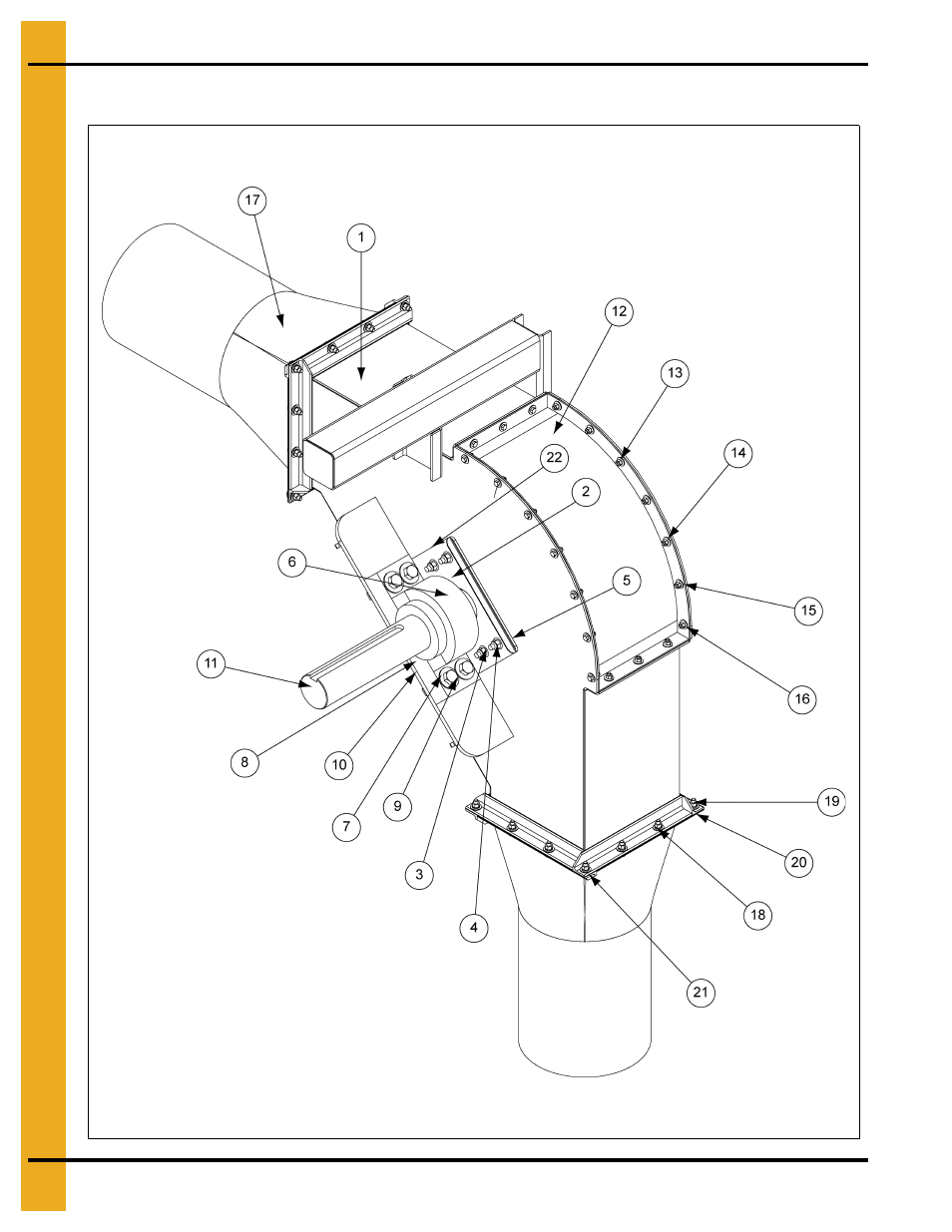 12" 7 gauge (60 hp) drive components (8120163) | Grain Systems Bucket Elevtors, Conveyors, Series II Sweeps PNEG-1128 User Manual | Page 80 / 110