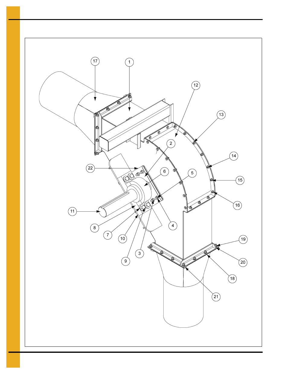 12" 10 gauge (60 hp) drive components (8120180) | Grain Systems Bucket Elevtors, Conveyors, Series II Sweeps PNEG-1128 User Manual | Page 86 / 110