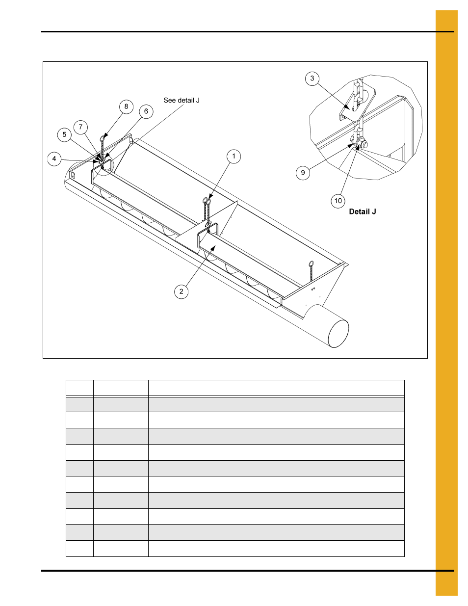 Parts list | Grain Systems Bucket Elevtors, Conveyors, Series II Sweeps PNEG-1128 User Manual | Page 95 / 110