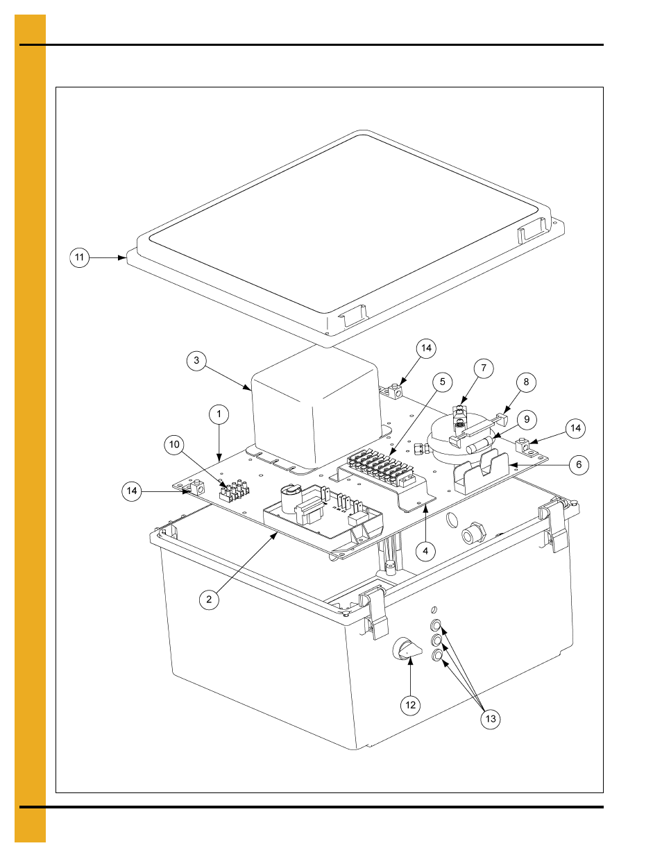 Downwind centrifugal heater control parts | Grain Systems PNEG-1776 User Manual | Page 34 / 50