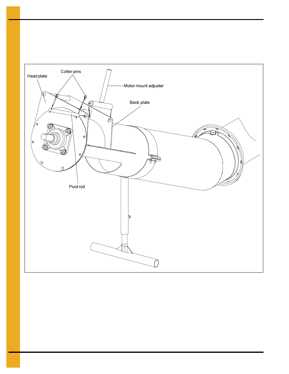 Installing the motor mount adjuster | Grain Systems Unload Augers PNEG-1430 User Manual | Page 14 / 40