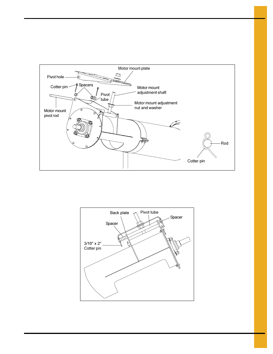 Installing the motor mount plate | Grain Systems Unload Augers PNEG-1430 User Manual | Page 15 / 40