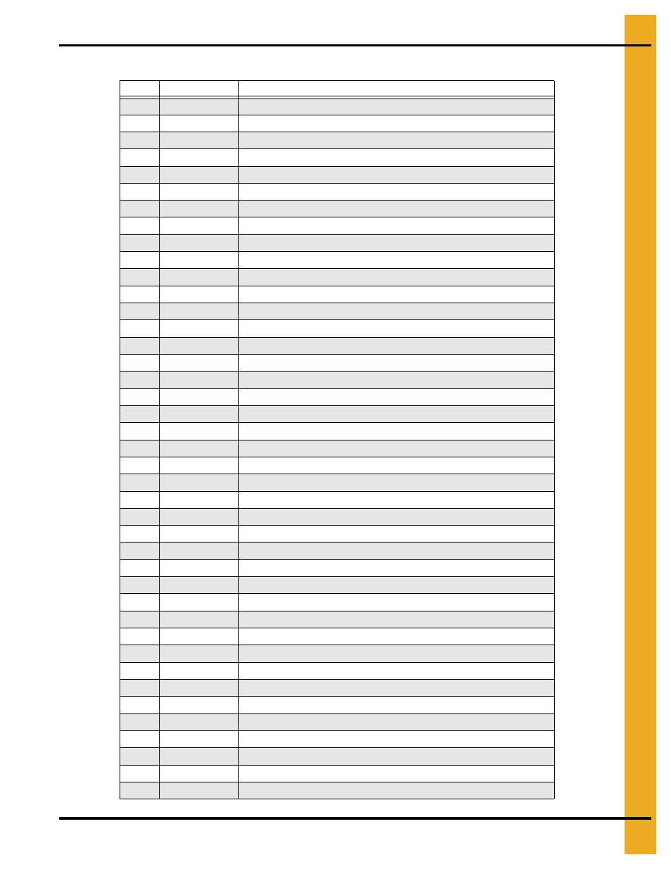 Parts list | Grain Systems Unload Augers PNEG-1430 User Manual | Page 29 / 40