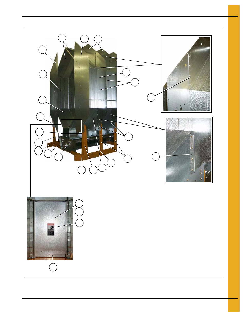 Inside (plenum) screens and plenum closure doors, Bottom module | Grain Systems PNEG-1471 User Manual | Page 11 / 86