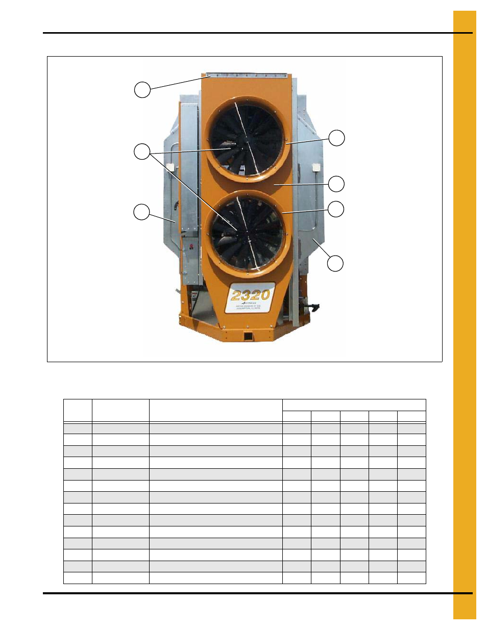 Front end panels, fan support and grill guards, Bottom module | Grain Systems PNEG-1471 User Manual | Page 21 / 86