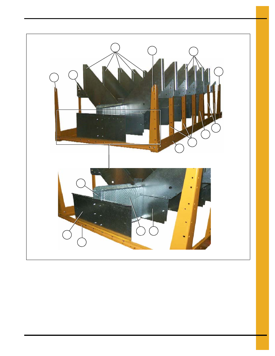 Frame and lower basket (continued), Top module | Grain Systems PNEG-1471 User Manual | Page 31 / 86