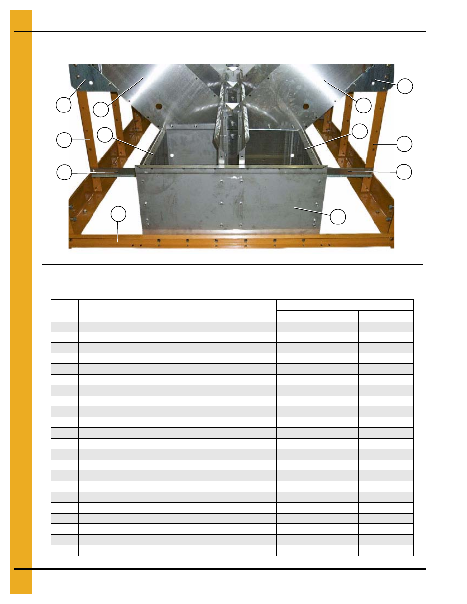 Frame and lower basket (continued), Top module | Grain Systems PNEG-1471 User Manual | Page 32 / 86