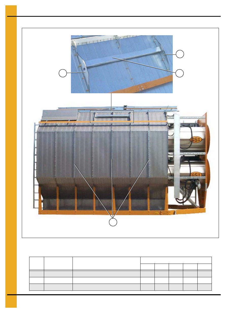 Stiffener attach angles and crane brackets, Top module | Grain Systems PNEG-1471 User Manual | Page 34 / 86