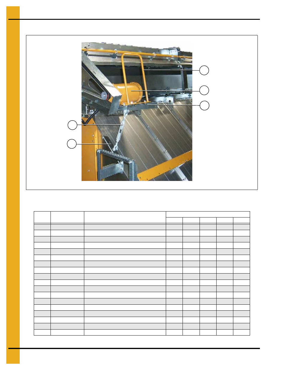 Top auger drive, Continued), Top module | Top auger drive parts list (see figures 2j and 2k) | Grain Systems PNEG-1471 User Manual | Page 40 / 86