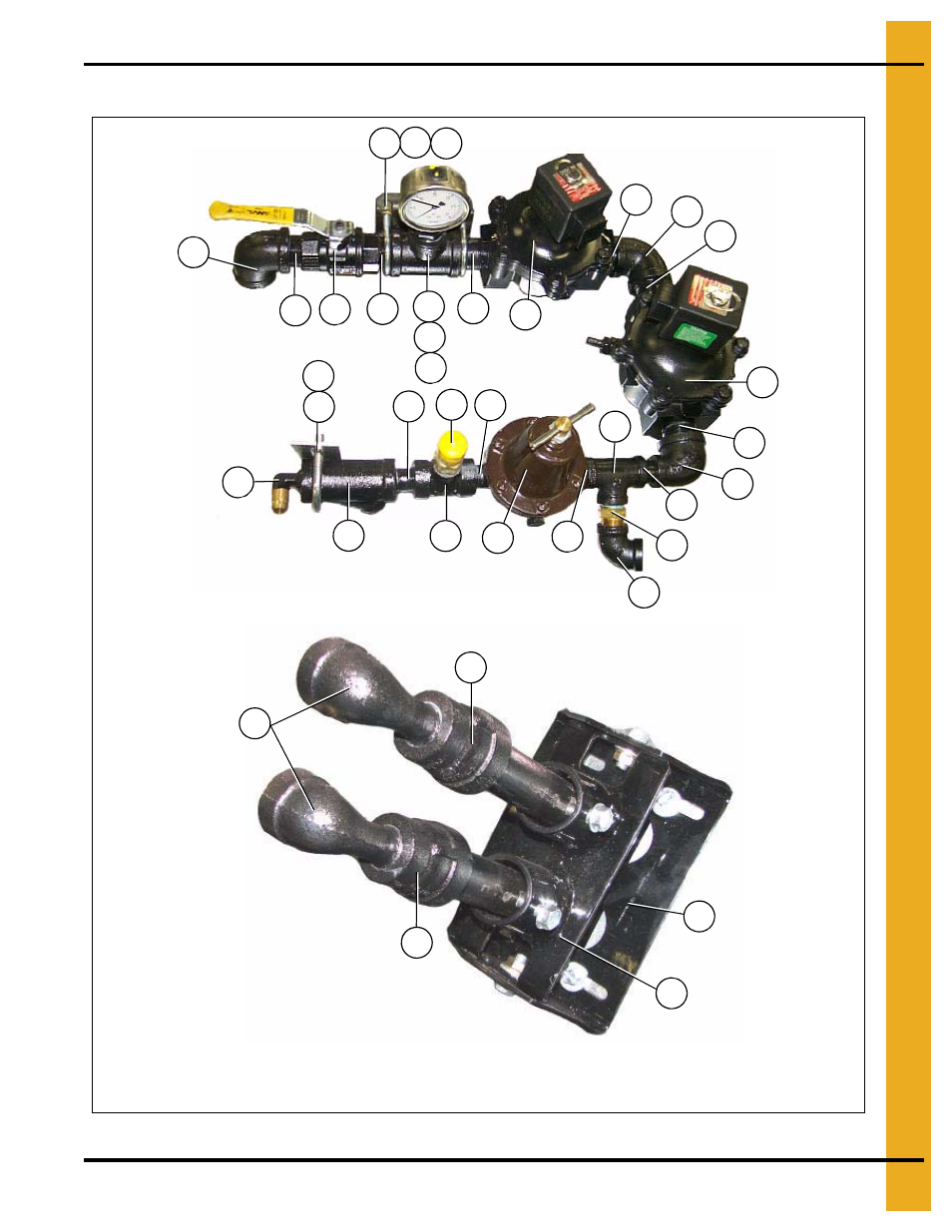 Lp pipe train assemblies (continued), Fan/heaters | Grain Systems PNEG-1471 User Manual | Page 51 / 86
