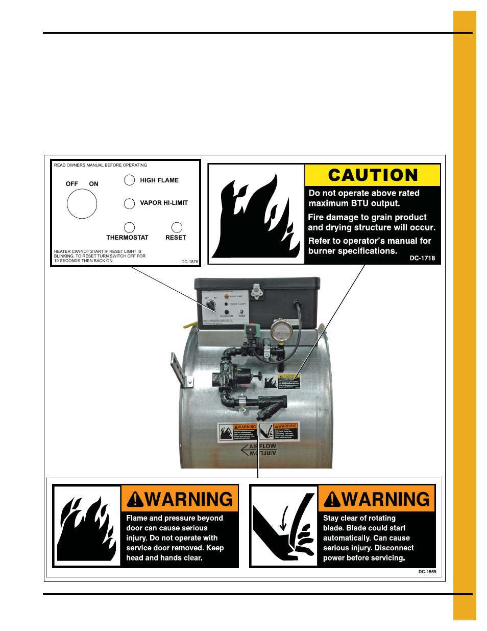 Safety decals | Grain Systems PNEG-297 User Manual | Page 7 / 32