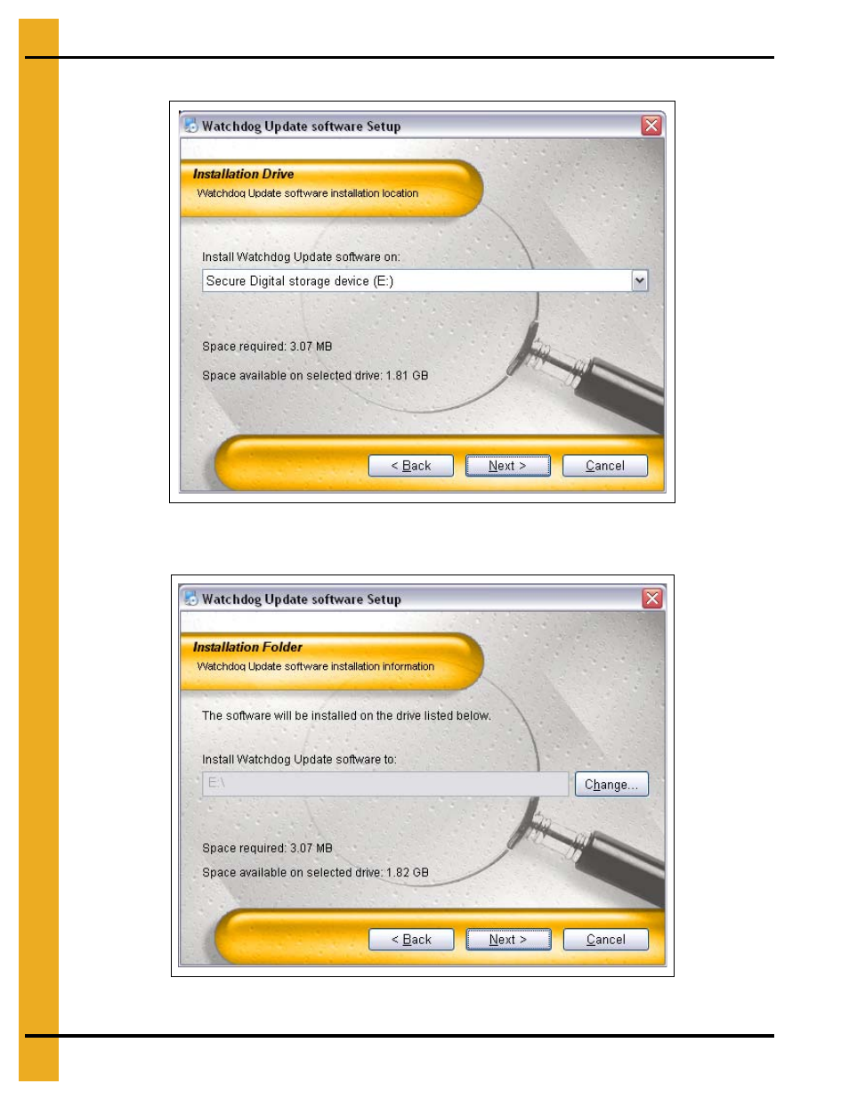 Watchdog software update | Grain Systems PNEG-1745 User Manual | Page 40 / 48
