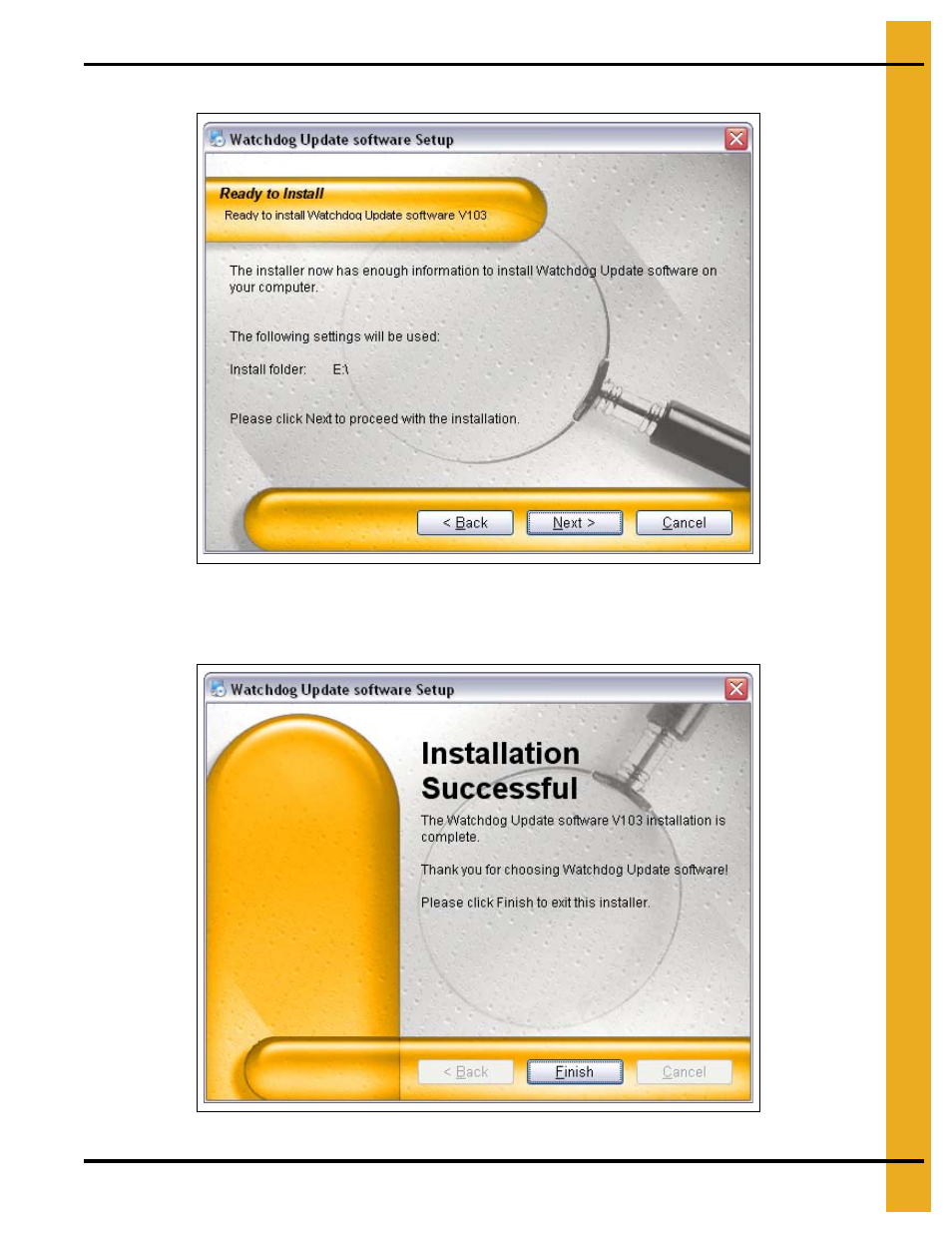 Watchdog software update | Grain Systems PNEG-1745 User Manual | Page 41 / 48