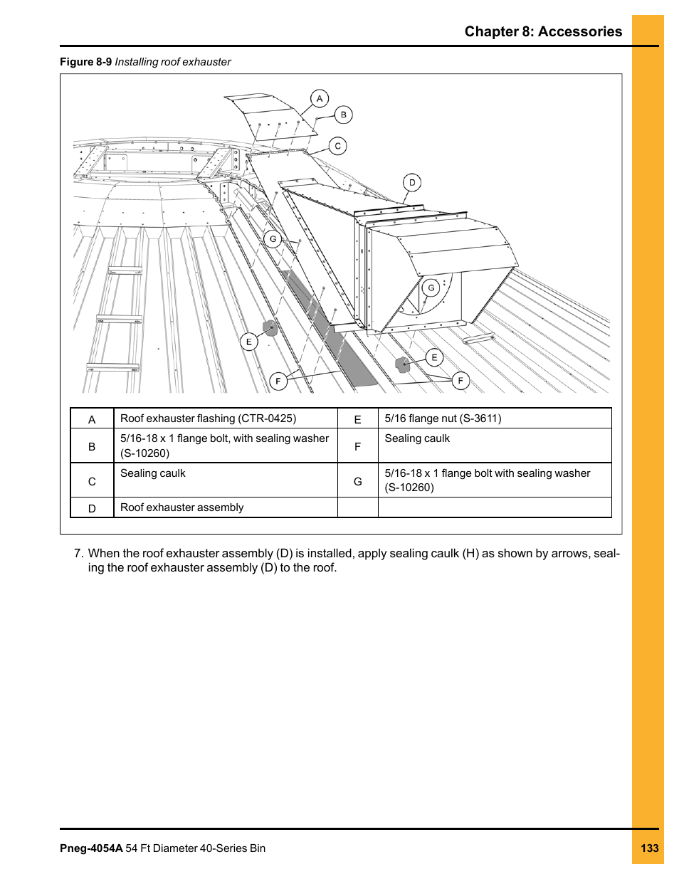 Chapter 8: accessories | Grain Systems Tanks PNEG-4054A User Manual | Page 133 / 164