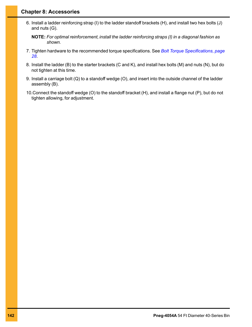 Grain Systems Tanks PNEG-4054A User Manual | Page 142 / 164