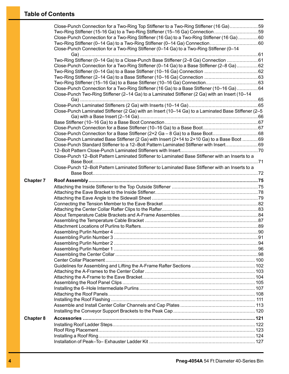 Grain Systems Tanks PNEG-4054A User Manual | Page 4 / 164