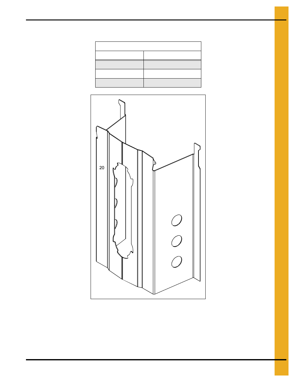 Grandstand identification, Chapter 3 grandstand identification, 20 gauge grandstand identification | Grain Systems Bin Flooring PNEG-222 User Manual | Page 13 / 42