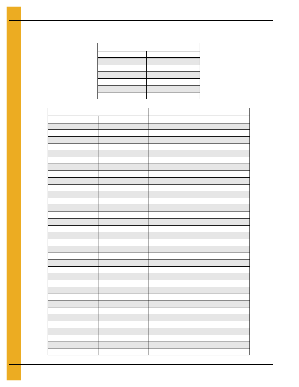 Plank lengths, Chapter 8 plank lengths, Plank lengths charts | Grain Systems Bin Flooring PNEG-222 User Manual | Page 18 / 42