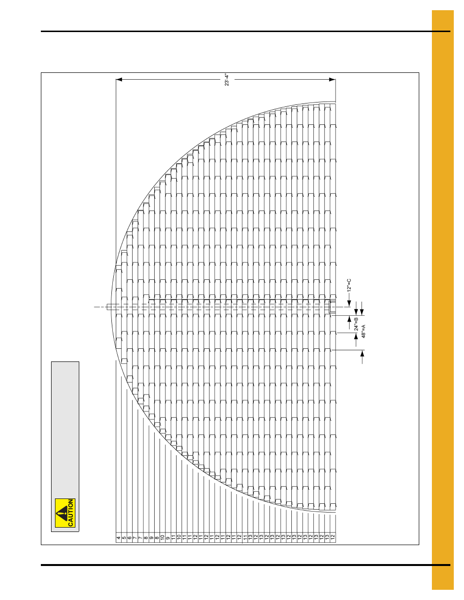 48' grandstand layouts, 33' maximum wall height | Grain Systems Bin Flooring PNEG-222 User Manual | Page 21 / 42